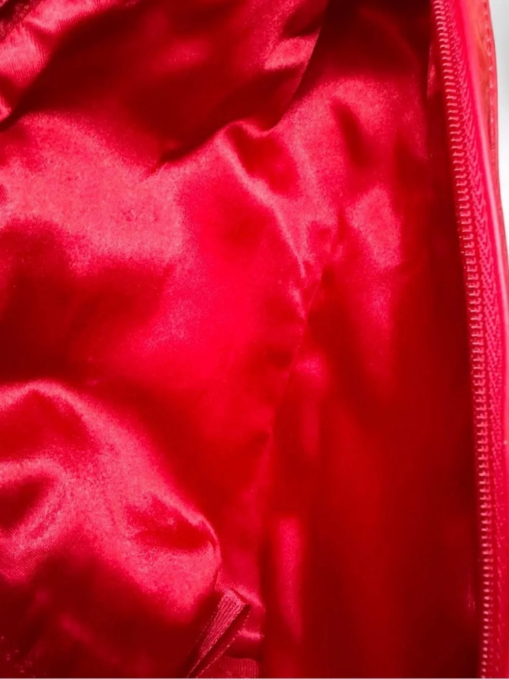 Giorgio Armani Red Wristlet Cosmetic Pouch